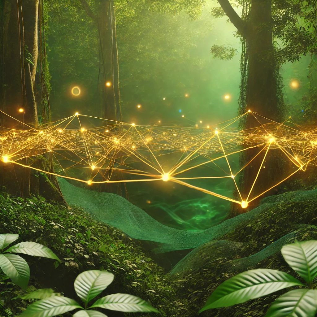 Network in forest